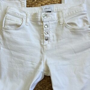 Current Elliott white denim Jean, size 26